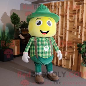 Forest Green Lemon mascot...