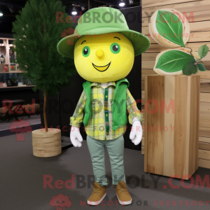 Forest Green Lemon mascot...