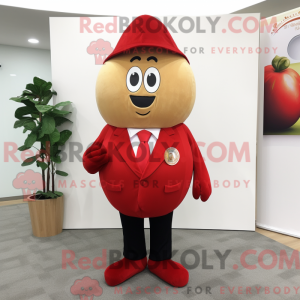 Red Potato mascot costume...