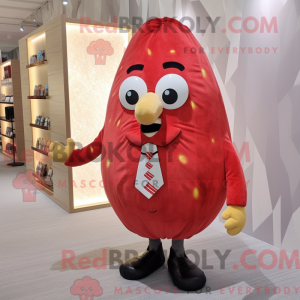 Rød potet maskot drakt...