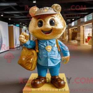 Postava maskota Gold...