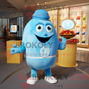 Sky Blue Shakshuka mascot...