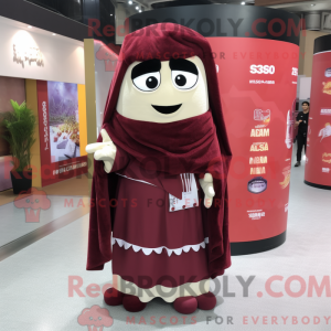 Maroon Lasagna mascot...