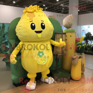 Citrongul blomkål maskot...