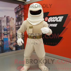 Máscara Beige Gi Joe com...