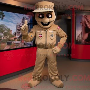Costume mascotte de Gi Joe...