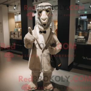 Grijze Kameel mascotte...