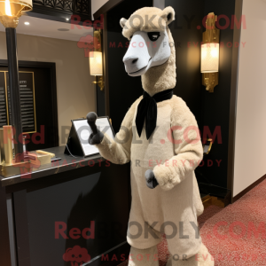 Gray Camel mascot costume...