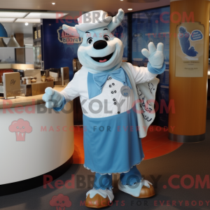 Disfraz de mascota Sky Blue...