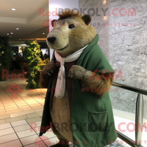 Capybara maskot kostume...