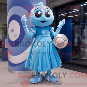 Costume mascotte Sky Blue...