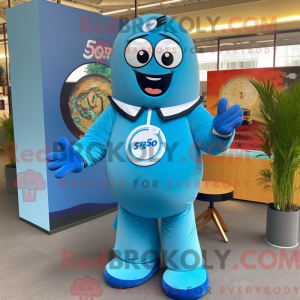 Postava maskota Sky Blue...