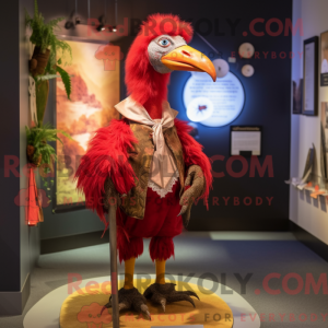 Disfraz de mascota Red Dodo...