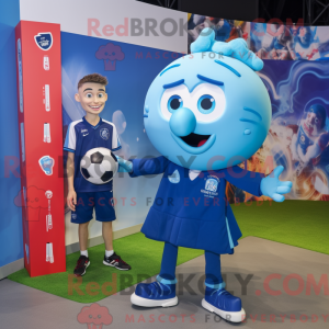 Blauwe Soccer...
