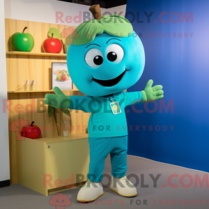Turkis Apple-maskotkostyme...