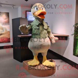 Máscara Olive Geese com...