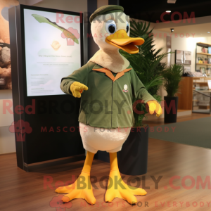 Máscara Olive Geese com...