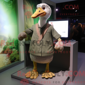 Máscara Olive Geese com...