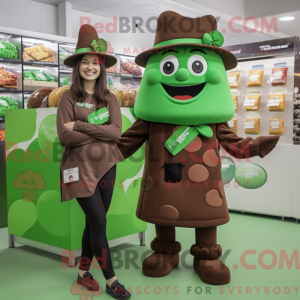 Maskottchenkostüm Grüne...