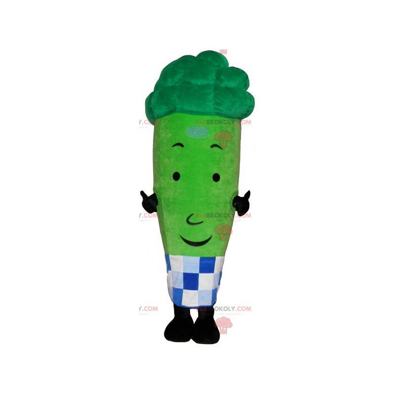 Grön broccoligrönsak för maskot. Grön man - Redbrokoly.com