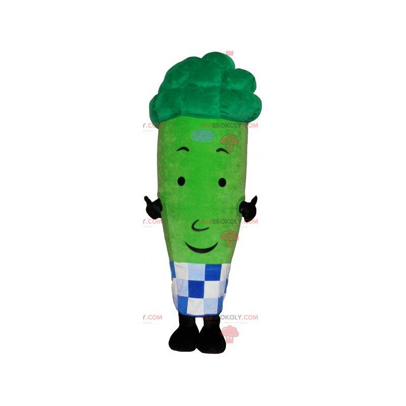 Maskotka zielony brokuły warzyw. Zielony Człowiek -