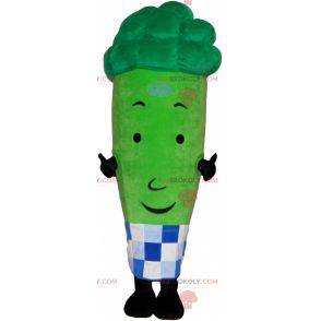 Mascot green broccoli vegetable. Green man - Redbrokoly.com