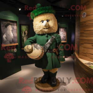Forest Green Bagpipe mascot...