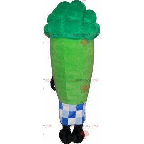 Verdura broccoli verde mascotte. Uomo verde - Redbrokoly.com