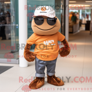 Brown Hermit Crab mascot...