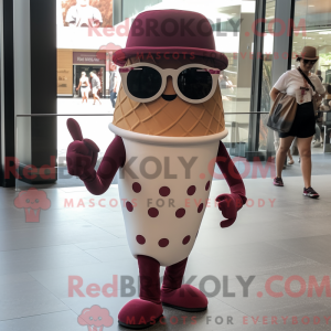 Disfraz de mascota de cono...