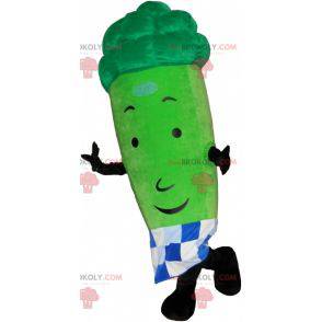 Mascot green broccoli vegetable. Green man - Redbrokoly.com