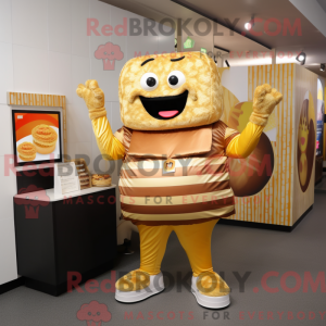 Máscara Gold Hamburger com...