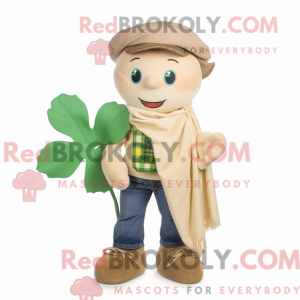 Personaggio mascotte beige...