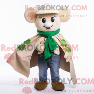 Beige Four Leaf Clover...