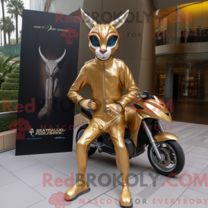 Máscara Gold Gazelle com...