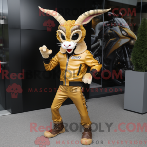 Máscara Gold Gazelle com...