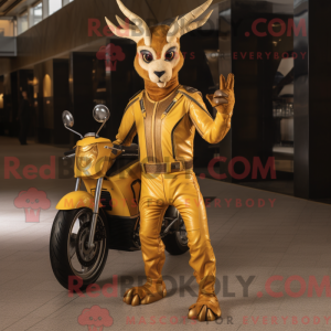 Maskottchenkostüm Gold...