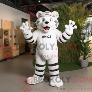 White Tiger mascot costume...