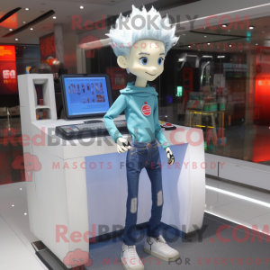 Datamaskotkostymefigur...