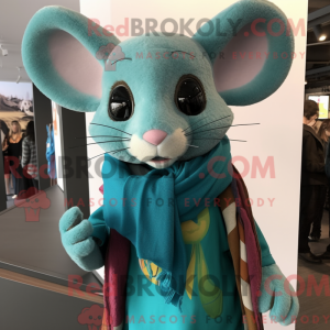 Turkis Dormus maskot drakt...