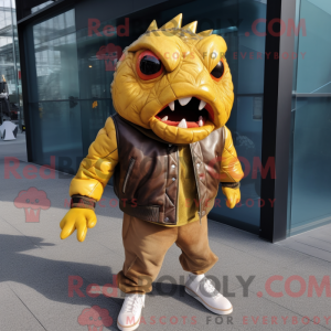 Gull Piranha maskot...