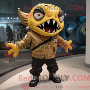 Gull Piranha maskot...