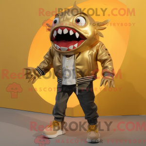 Gull Piranha maskot...