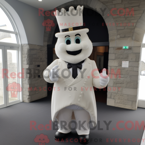 Weißes Maskottchenkostüm...