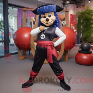 Postava maskota Navy Pirate...