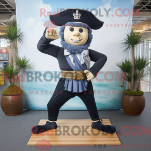 Postava maskota Navy Pirate...