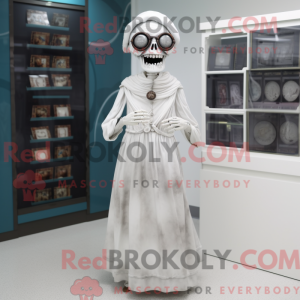White Undead mascot costume...