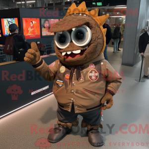 Disfraz de mascota de Brown...