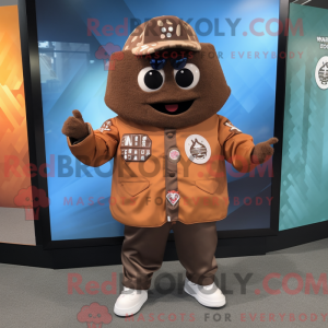 Disfraz de mascota de Brown...