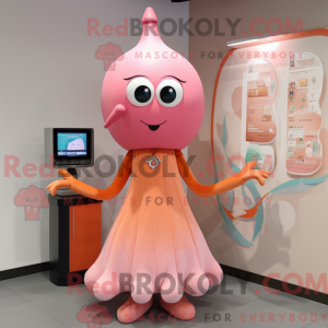 Maskottchenkostüm Peach...